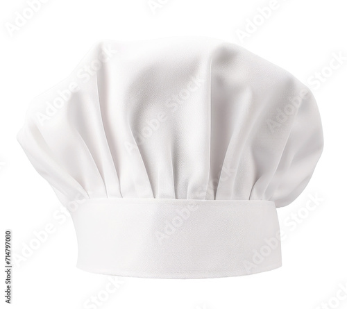 Chef's hat on a transparent background.