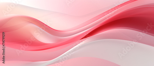 A visually pleasing material design with pink and white abstract waves and geometric elements. This contemporary composition brings a sense of modernity and elegance to any digital project.