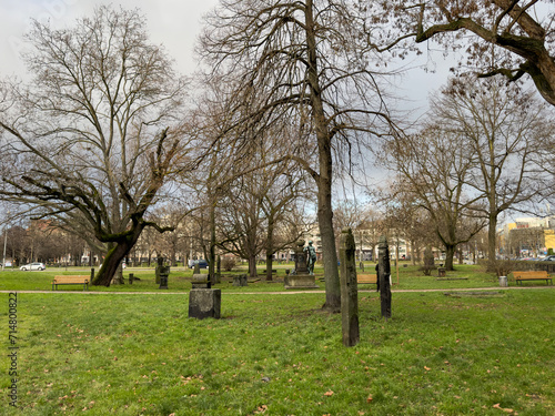 Old Cemeterio, in the middle of the city of Hannover Germany