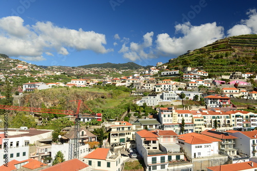 Camara do Lobos, Madeira island, Portugal. A small south coast fishing village and tourism spot. © alagz