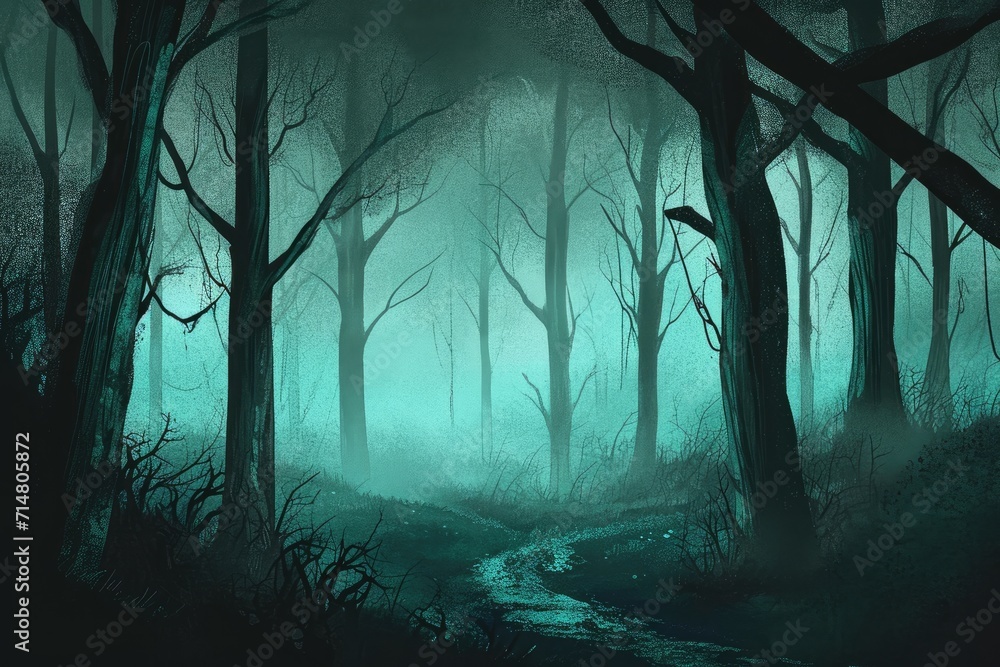 Dark Deep Forest: The Mysterious Veil of the Woodlands