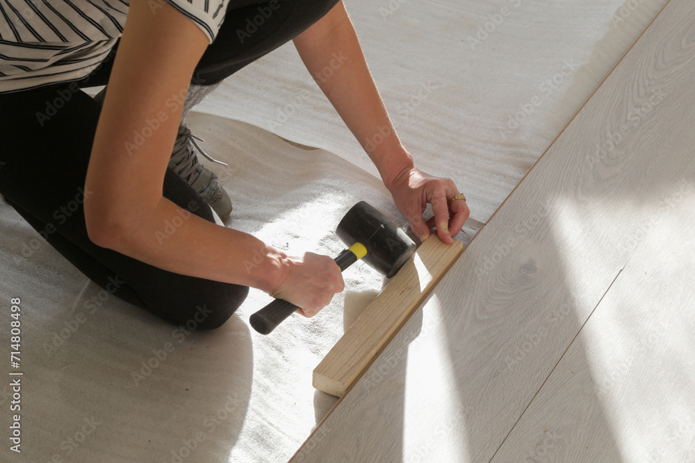 Step by step of laminate flooring installation Step by step of laminate flooring installation