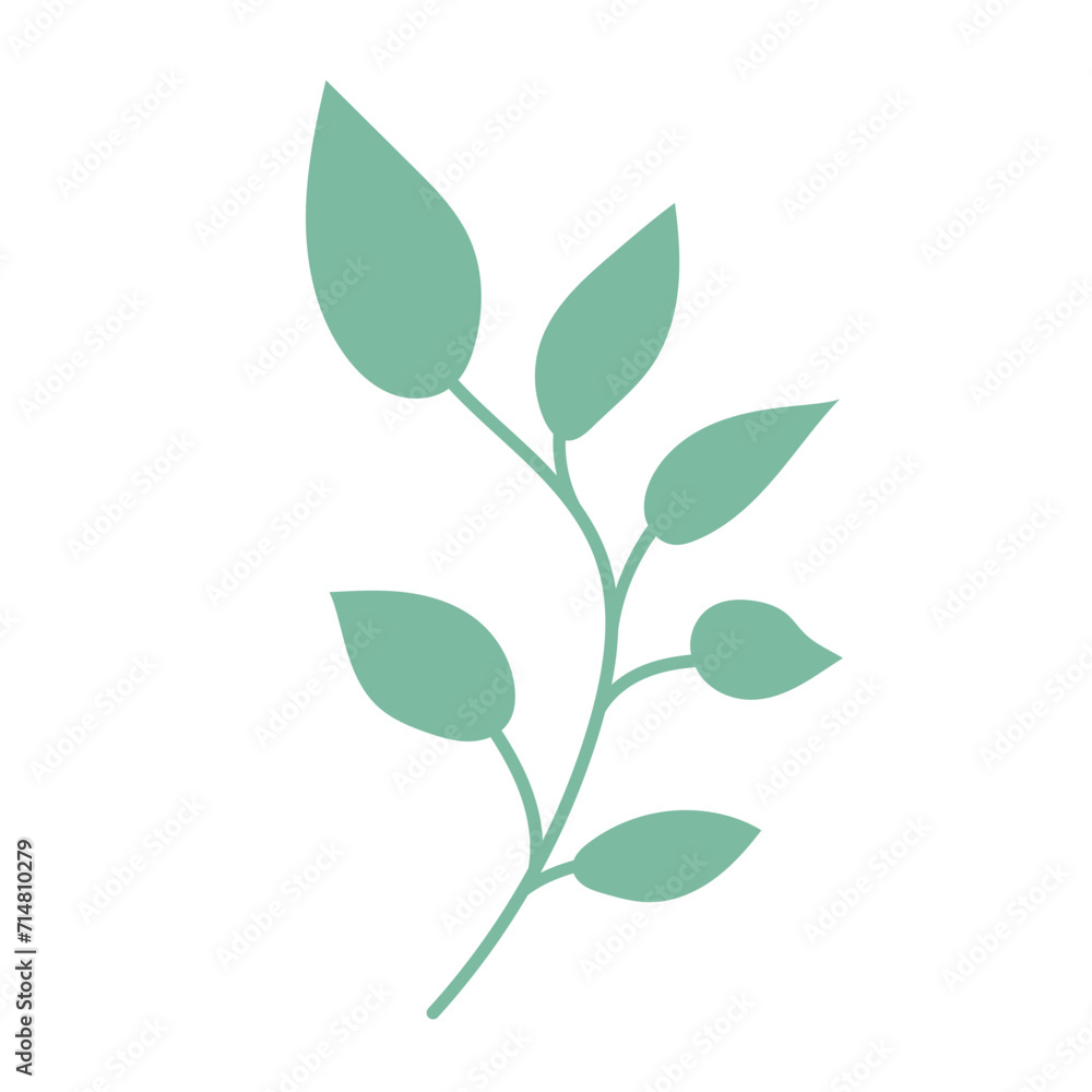 Leaf plant element for beautiful design. Simple form. Vector drawing. Leaf plant element for beautiful design. Simple form. Vector drawing.