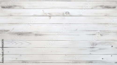 white natural wood wall texture and background © Aura