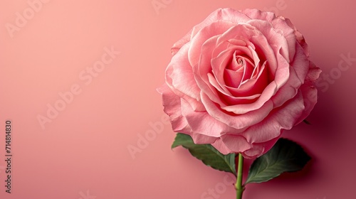 Soft Pink Rose: A Dreamy and Romantic Greeting Card for Mother's Day, Valentine's Day, and Birthdays AI Generated