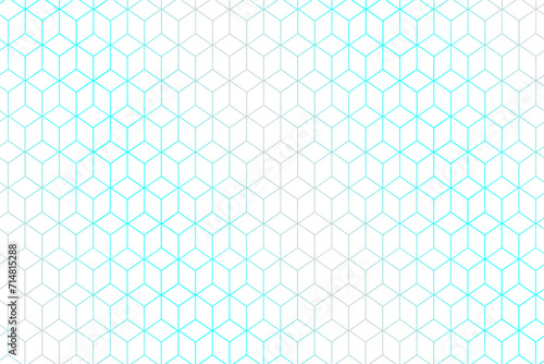 abstract white and blue cubic vector patern
