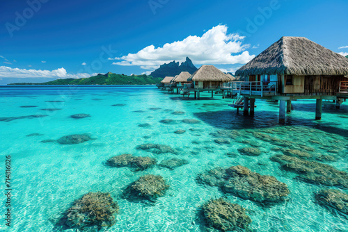 The breathtaking beauty of Bora Bora s turquoise lagoon in French Polynesia
