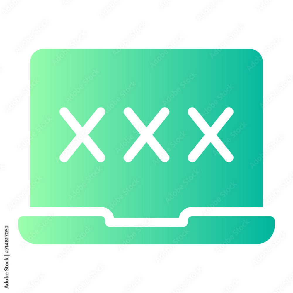 Fototapeta premium porn gradient icon