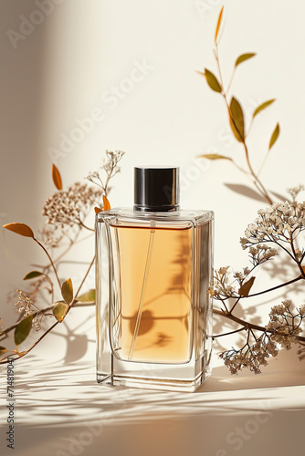 Isolated elegant perfume product