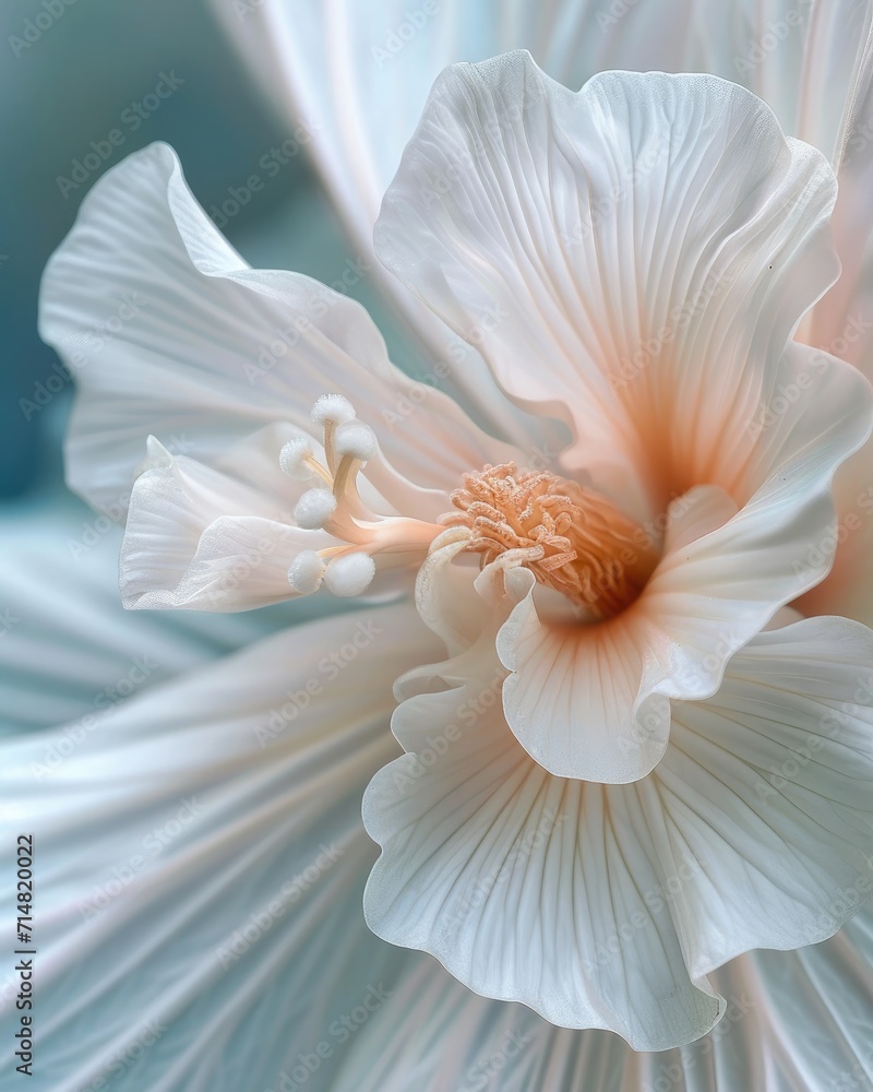 Macro details of a flower's petals Macro details of a flower's petals
