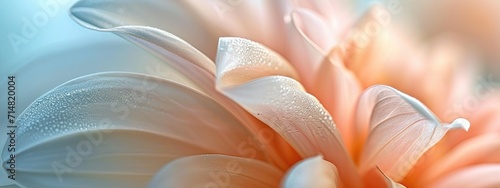 Macro details of a flower's petals