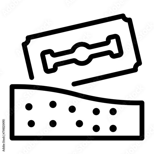 cocaine line icon