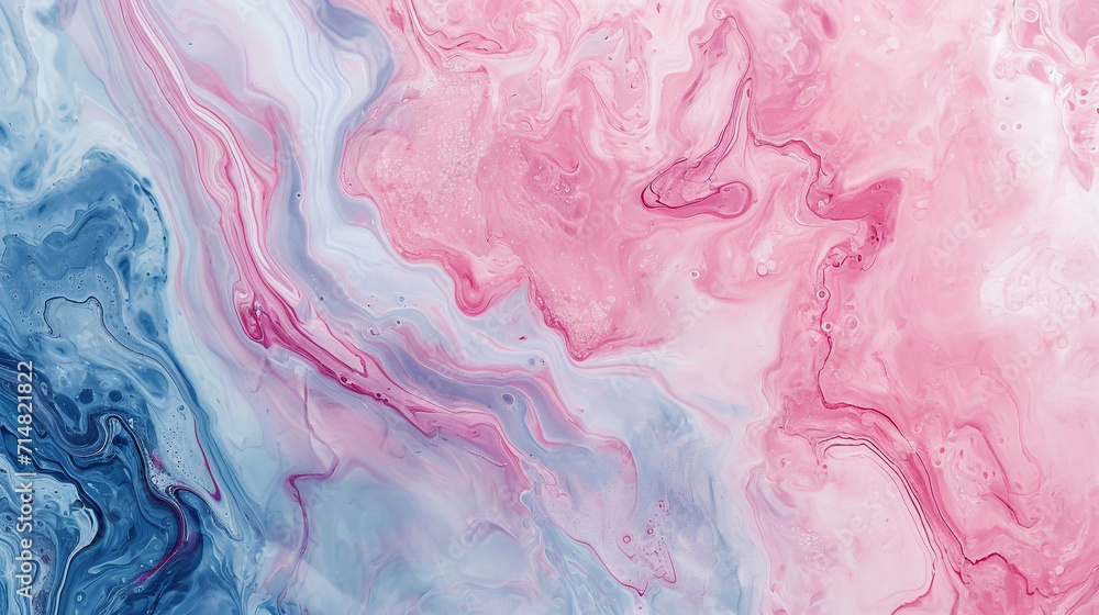 Rose Pink and Periwinkle marble background