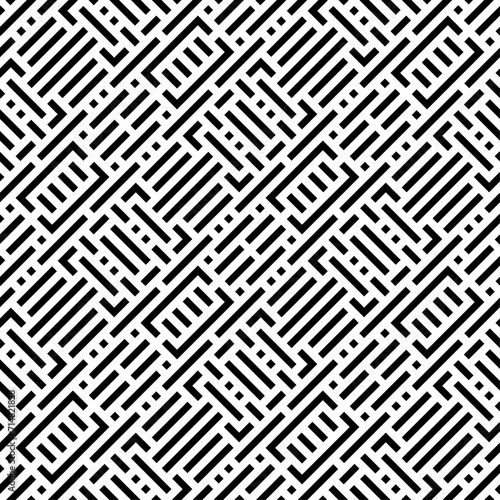 Seamless models. Modern stylish texture. Monochrome, simple. Vector.