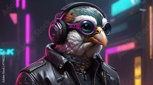 Quail Synthwave Serenity Down Under by Alex Petruk AI GENERATED