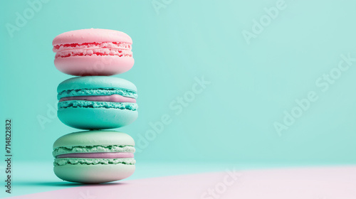 Pastel macaroons.