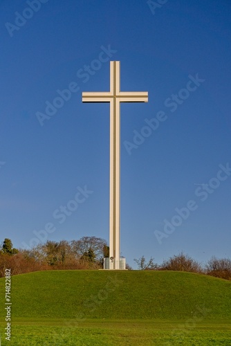 Photography Papal cross erected by Pope John Paul II on the hill in Phoenix Park, Dublin, Ir