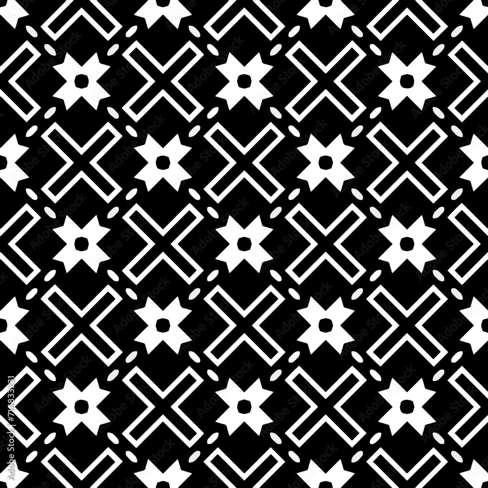 A white background with black design.Seamless texture for fashion, textile design, on wall paper, wrapping paper, fabrics and home decor. Simple repeat pattern. Geometric patterns. A white background with black design.Seamless texture for fashion, textile design, on wall paper, wrapping paper, fabrics and home decor. Simple repeat pattern. Geometric patterns.