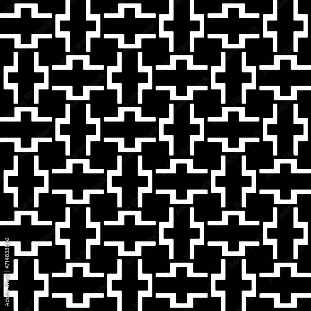 A white background with black design.Seamless texture for fashion, textile design, on wall paper, wrapping paper, fabrics and home decor. Simple repeat pattern. Geometric patterns. A white background with black design.Seamless texture for fashion, textile design, on wall paper, wrapping paper, fabrics and home decor. Simple repeat pattern. Geometric patterns.