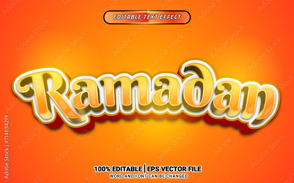 Ramadan kareem golden 3d text effect Ramadan kareem golden 3d text effect