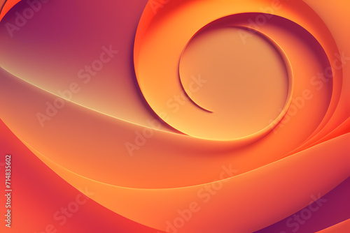 Light Orange Wave Background, Abstract geometric background with liquid shapes. Vector illustration.