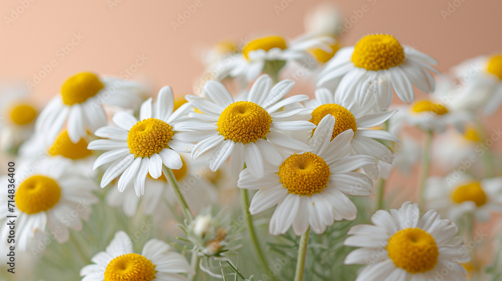 Fototapeta premium daisies in a field