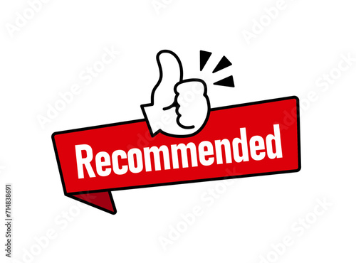 レコメンド おすすめ アイコン ベクターイラスト