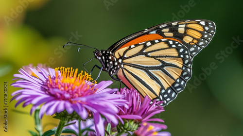 monarch butterfly on a flower © AA