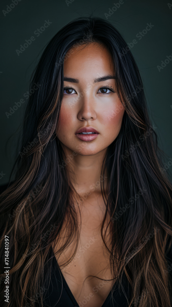 Portrait of a young Asian woman Portrait of a young Asian woman