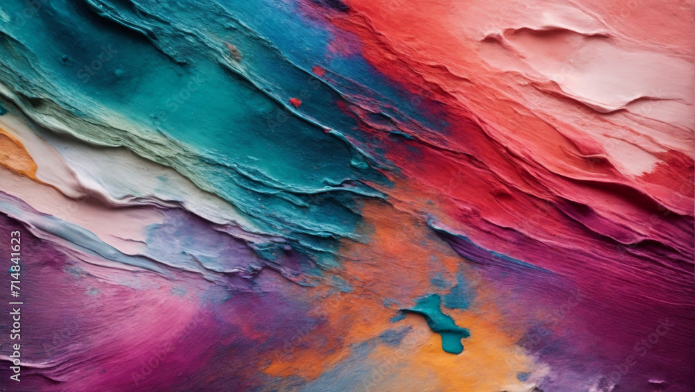 Fragment of multicolored texture painting. Abstract watercolor paint, Abstract painting mixes many colors and textures for backgrounds and wallpapers