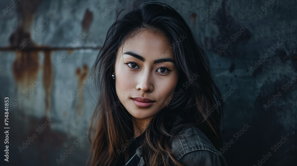 Portrait of a young Asian woman Portrait of a young Asian woman