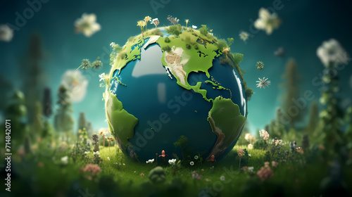 Environmental protection background  world environment day background  protect the environment