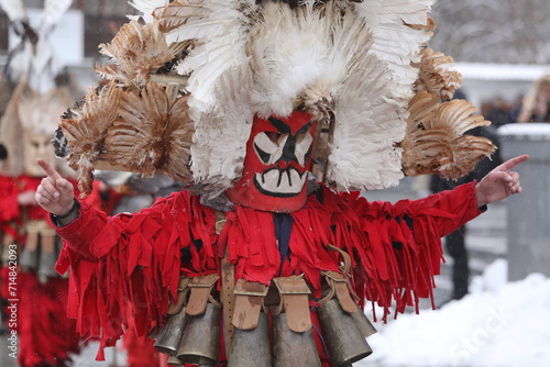 Fotografie Festival of the Masquerade Games Surova in Breznik, Bulgaria