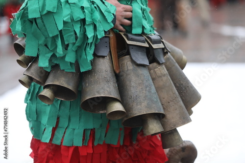 Fototapeta Festival of the Masquerade Games Surova in Breznik, Bulgaria
