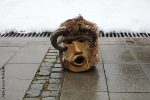 Fototapeta Festival of the Masquerade Games Surova in Breznik, Bulgaria