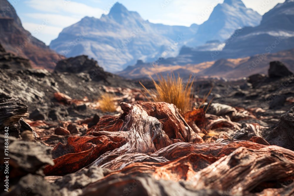 fresh and pure raw and powerful beauty of volcanic landscapes ...