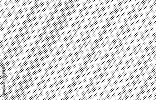 Diagonal, oblique, slanting dots lines, stripes geometric vector pattern. Abstract halftone texture and background. Vector illustration.	 photo