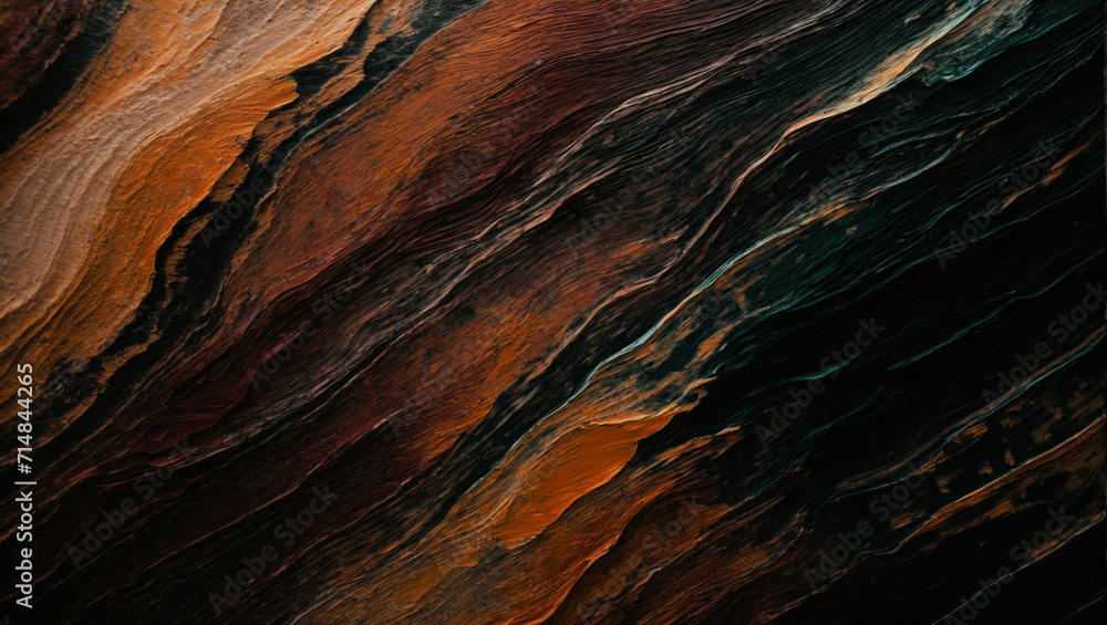 wall texture background with dark orange and black colors
