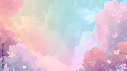 A cute pastel abstract background that is soft and pleasing to the eye. photo