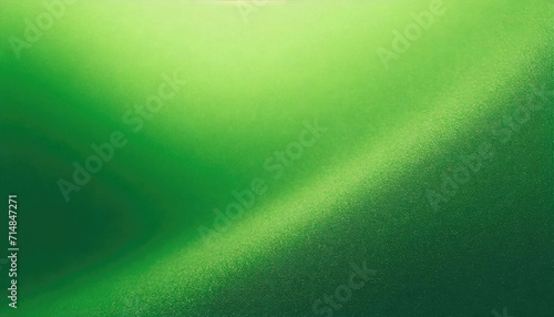 Beautiful green color gradient background with noise. Abstract Green holographic blurred grainy gradient banner background texture Colorful digital grain soft noise effect.