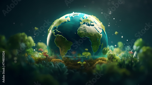 World environment day concept ecology protection environment  environmental protection background