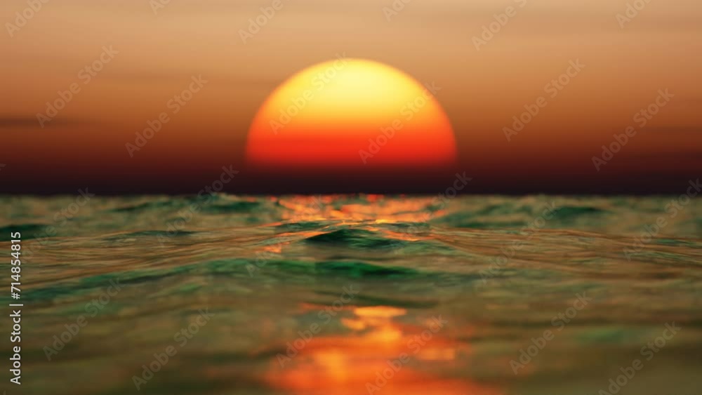 Wave sea beach and sunset sky abstract background. Nature and summer concept. 3d render.
Wave sea beach and sunset sky abstract background. Nature and summer concept. 3d render.