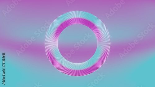 3D abstract holographic swirl, a visually striking and dynamic representation of motion and fluidity. Ideal for themes related to digital art, motion graphics, futuristic design..