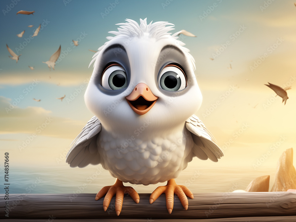 Cute 3D Animals illustration Cute 3D Animals illustration