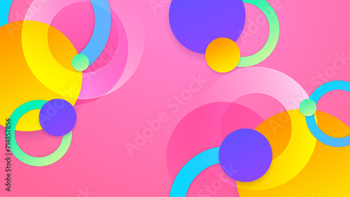 Colorful colourful vector abstract geometric gradient shapes background. Abstract gradient shapes background for presentation, business report, card, banner, poster