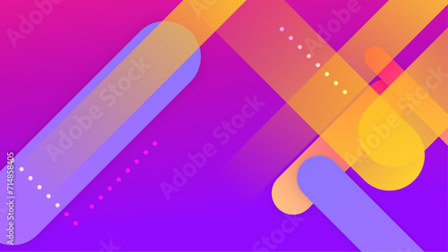 Colorful colourful vector abstract geometric gradient shapes background. Abstract gradient shapes background for presentation, business report, card, banner, poster