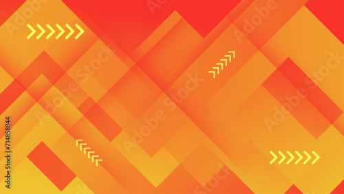 Yellow and orange background abstract art vector with geometric gradient shapes. Abstract gradient shapes background for presentation, business report, card, banner, poster