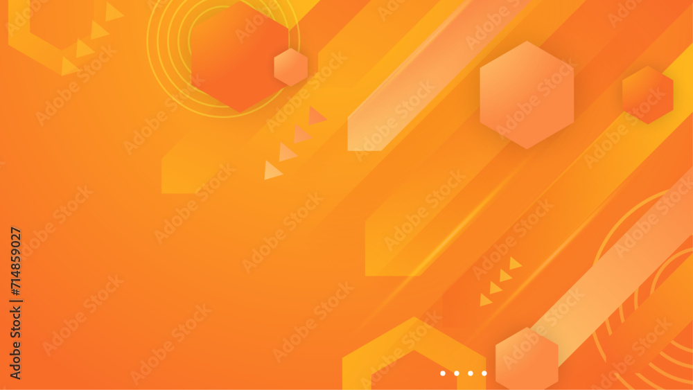 Orange and white vector modern gradient geometric abstract background with shapes. Abstract gradient shapes background for presentation, business report, card, banner, poster Orange and white vector modern gradient geometric abstract background with shapes. Abstract gradient shapes background for presentation, business report, card, banner, poster