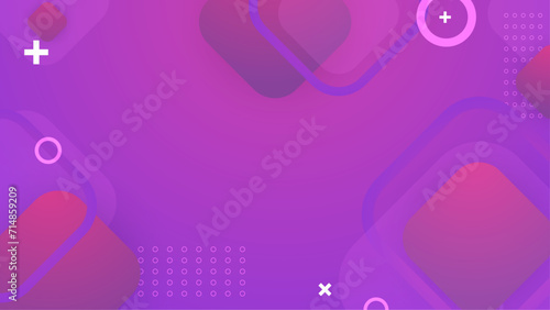 Purple violet and white vector abstract gradient background with simple geometric shapes. Abstract gradient shapes background for presentation, business report, card, banner, poster