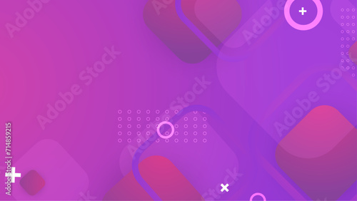 Purple violet and white vector minimalist simple abstract geometric gradient background. Abstract gradient shapes background for presentation, business report, card, banner, poster